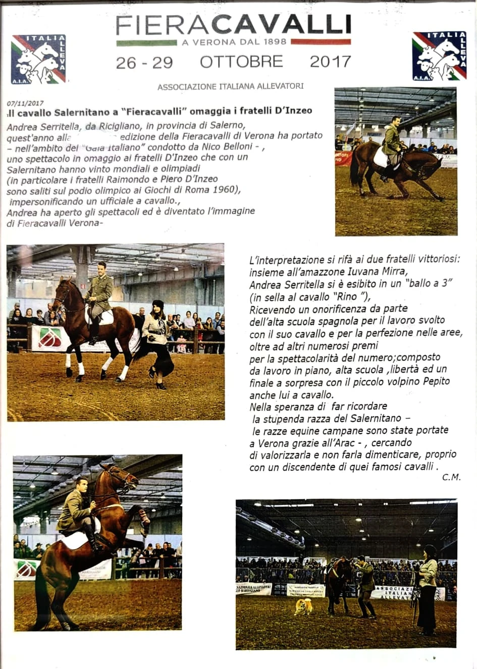 Targa del Campionato Internazionale al giudice Andrea Serritella